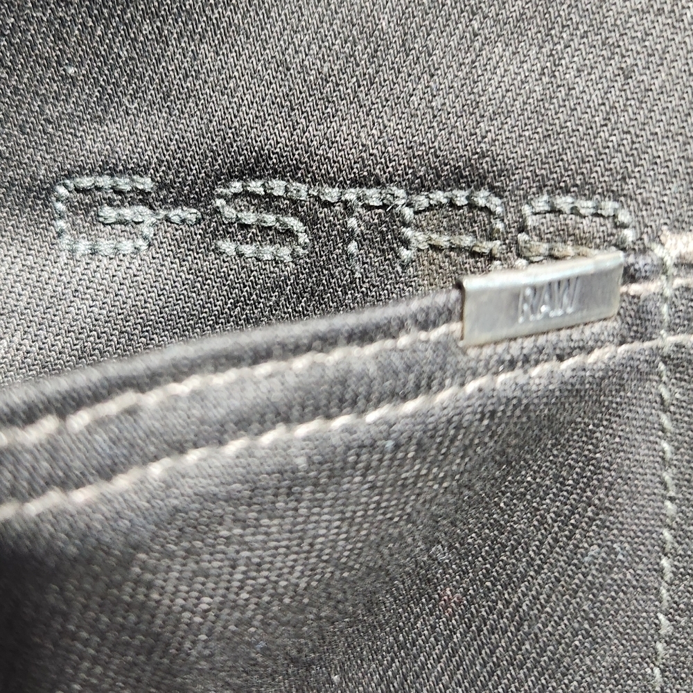 NWOT G-Star RAW 3301 Slim Black Button-up Youth Jeans (W24xL30) - Picture 11 of 16